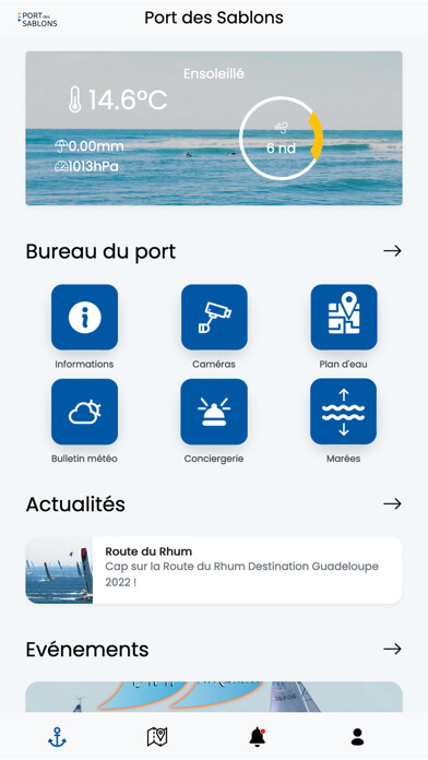 Emulate iPhone app Saint-Malo Les Sablons using MyAndroid