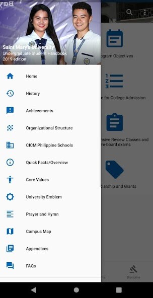 Run android online APK Saint Marys University Student Handbook from MyAndroid or emulate Saint Marys University Student Handbook using MyAndroid