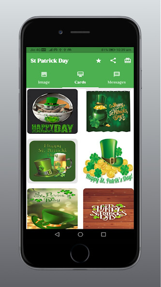 Run android online APK Saint Patrick Day Wishes from MyAndroid or emulate Saint Patrick Day Wishes using MyAndroid