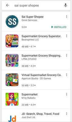 Emulate Android APK Sai Super Shopee