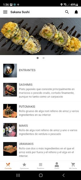 Run android online APK Sakana Sushi Murcia from MyAndroid or emulate Sakana Sushi Murcia using MyAndroid Run android online APK Sakana Sushi Murcia from MyAndroid or emulate Sakana Sushi Murcia using MyAndroid
