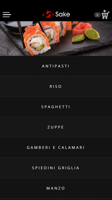 Emulate iPhone app Sake Sushi Roma using MyAndroid Emulate iPhone app Sake Sushi Roma using MyAndroid