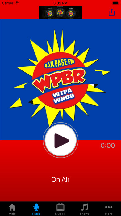 Emulate iPhone app Sak Pase FM using MyAndroid