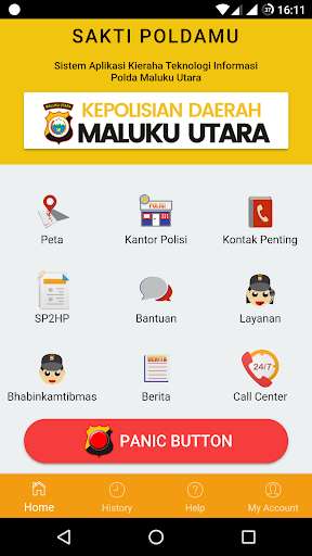 Run android online APK SAKTI POLDAMU from MyAndroid or emulate SAKTI POLDAMU using MyAndroid