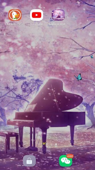 Run android online APK Sakura and Butterfly LWP from MyAndroid or emulate Sakura and Butterfly LWP using MyAndroid