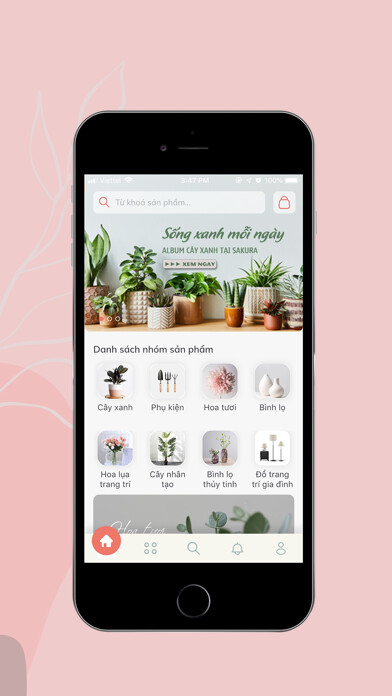 Emulate iPhone app SAKURA FLOWER - Đặt hoa online using MyAndroid Emulate iPhone app SAKURA FLOWER - Đặt hoa online using MyAndroid
