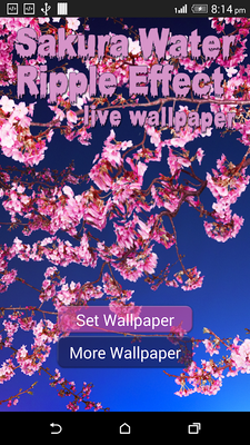 Emulate Android APK Sakura Water Ripple Effect Emulate Android APK Sakura Water Ripple Effect