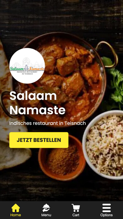 Emulate iPhone app Salaam Namaste Restaurant using MyAndroid Emulate iPhone app Salaam Namaste Restaurant using MyAndroid