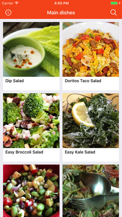 Emulate iPhone app Salad Recipes: Food recipes, cookbook, meal plans using MyAndroid Emulate iPhone app Salad Recipes: Food recipes, cookbook, meal plans using MyAndroid