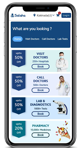 Run android online APK Salaha from MyAndroid or emulate Salaha using MyAndroid