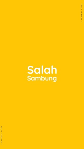 Run android online APK Salah Sambung from MyAndroid or emulate Salah Sambung using MyAndroid