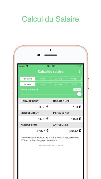Emulate iPhone app Salaires using MyAndroid Emulate iPhone app Salaires using MyAndroid