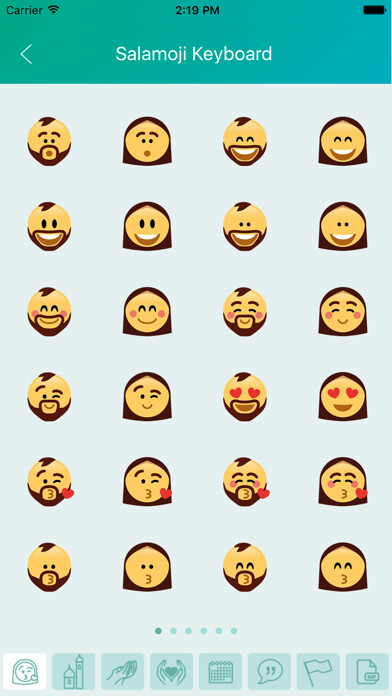 Emulate iPhone app Salamoji using MyAndroid