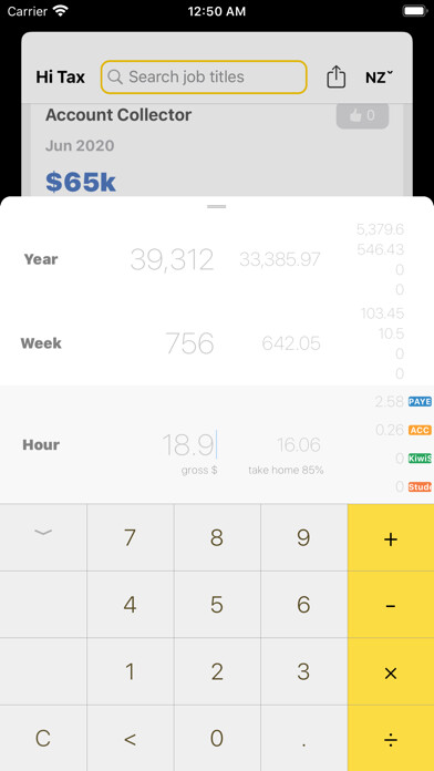 Emulate iPhone app Salary Calculator Plus using MyAndroid Emulate iPhone app Salary Calculator Plus using MyAndroid
