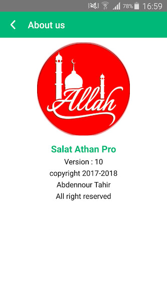 Run android online APK Salat Athan Pro from MyAndroid or emulate Salat Athan Pro using MyAndroid