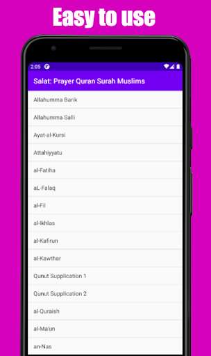 Run android online APK Salat Quran Surahs With Audio: Prayer Quran Surah from MyAndroid or emulate Salat Quran Surahs With Audio: Prayer Quran Surah using MyAndroid