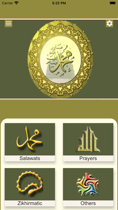 Emulate iPhone app Salawats Prayers Zikhirmatic using MyAndroid
