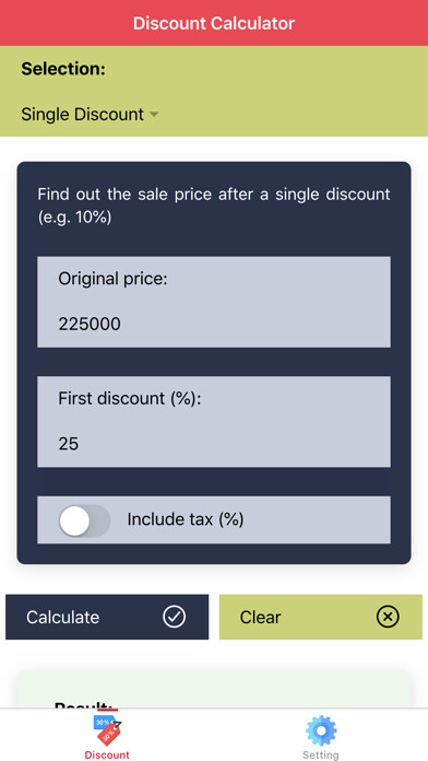Emulate iPhone app Sale Discount Calculators using MyAndroid Emulate iPhone app Sale Discount Calculators using MyAndroid