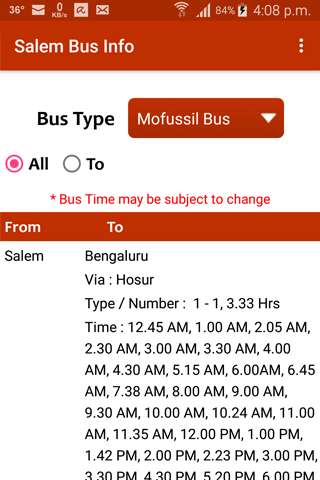 Run android online APK Salem Bus Info from MyAndroid or emulate Salem Bus Info using MyAndroid