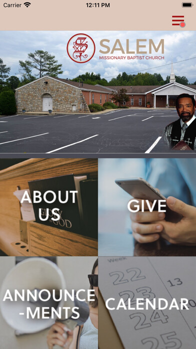 Emulate iPhone app Salem Missionary BaptistChurch using MyAndroid Emulate iPhone app Salem Missionary BaptistChurch using MyAndroid