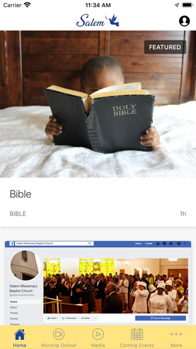 Emulate iPhone app Salem Missionary BC using MyAndroid
