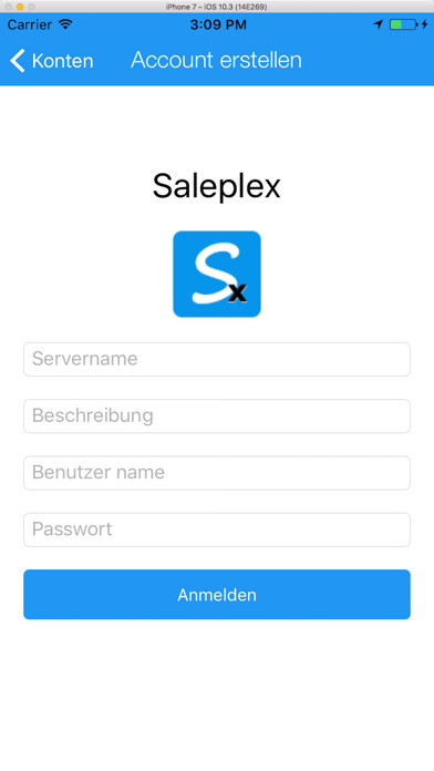 Emulate iPhone app SalePlex using MyAndroid