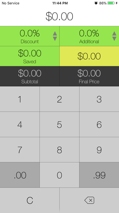 Emulate iPhone app Sale Price + Tax Calculator using MyAndroid Emulate iPhone app Sale Price + Tax Calculator using MyAndroid