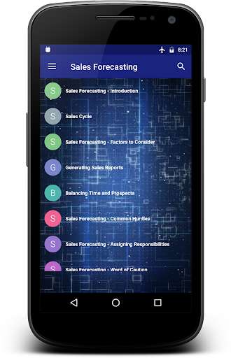 Run android online APK Sales Forecasting from MyAndroid or emulate Sales Forecasting using MyAndroid