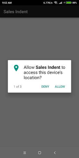 Run android online APK Sales Indent from MyAndroid or emulate Sales Indent using MyAndroid