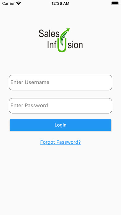 Emulate iPhone app SalesInfusion using MyAndroid