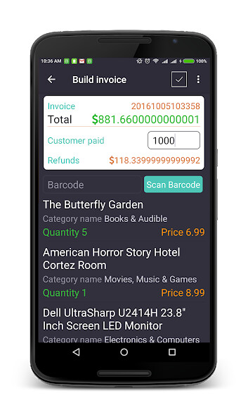 Run android online APK Sales manager app - POS from MyAndroid or emulate Sales manager app - POS using MyAndroid
