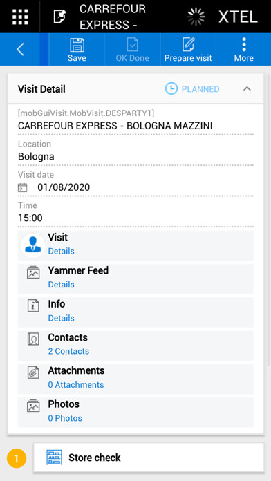 Emulate iPhone app Sales Master One using MyAndroid