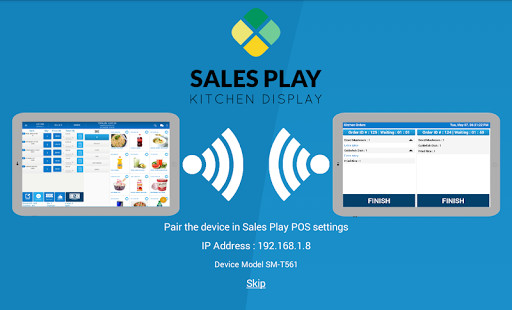 Run android online APK SalesPlay - KOT / BOT Display from MyAndroid or emulate SalesPlay - KOT / BOT Display using MyAndroid