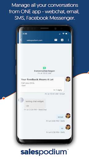 Run android online APK salespodium from MyAndroid or emulate salespodium using MyAndroid