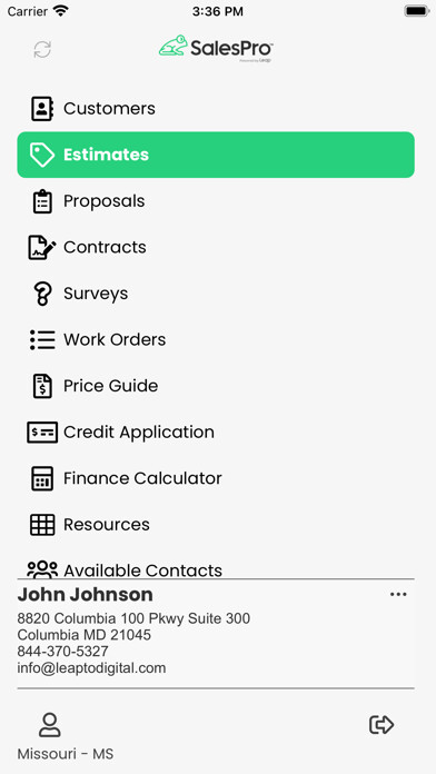 Emulate iPhone app SalesPro, formerly Leap using MyAndroid Emulate iPhone app SalesPro, formerly Leap using MyAndroid