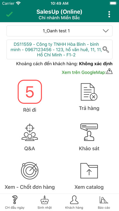 Emulate iPhone app SalesUp VNP using MyAndroid