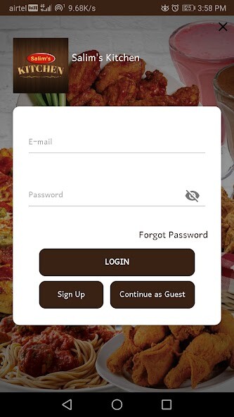 Run android online APK Salims Kitchen from MyAndroid or emulate Salims Kitchen using MyAndroid