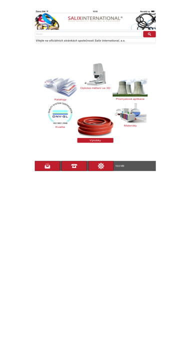 Emulate iPhone app Salix International using MyAndroid