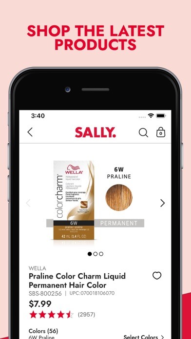 Emulate iPhone app SALLY BEAUTY using MyAndroid