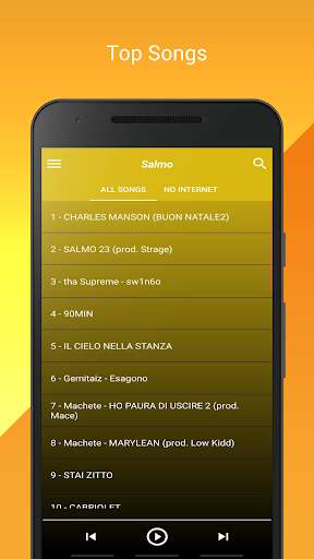 Run android online APK Salmo Songs 2020 Without internet from MyAndroid or emulate Salmo Songs 2020 Without internet using MyAndroid