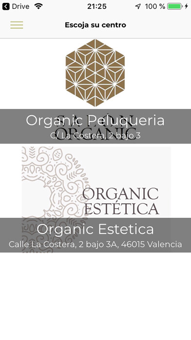 Emulate iPhone app Salón Organic using MyAndroid Emulate iPhone app Salón Organic using MyAndroid
