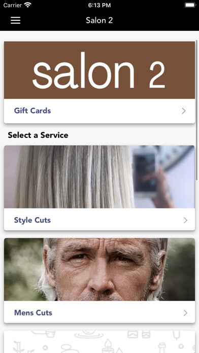 Emulate iPhone app Salon 2. using MyAndroid