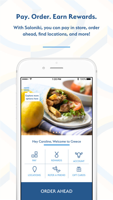 Emulate iPhone app Saloniki Greek using MyAndroid