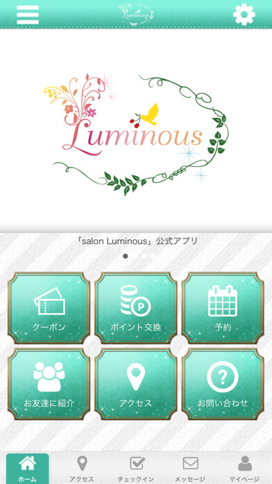 Emulate iPhone app salon Luminous using MyAndroid Emulate iPhone app salon Luminous using MyAndroid