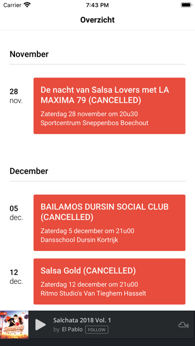 Emulate iPhone app Salsa Lovers using MyAndroid
