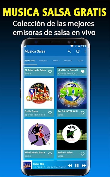 Run android online APK Salsa music from MyAndroid or emulate Salsa music using MyAndroid Run android online APK Salsa music from MyAndroid or emulate Salsa music using MyAndroid