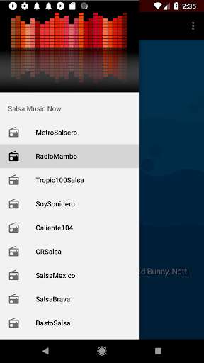 Run android online APK Salsa Music & Spanish Songs Now from MyAndroid or emulate Salsa Music & Spanish Songs Now using MyAndroid