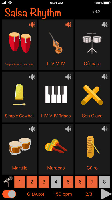 Emulate iPhone app Salsa Rhythm using MyAndroid Emulate iPhone app Salsa Rhythm using MyAndroid