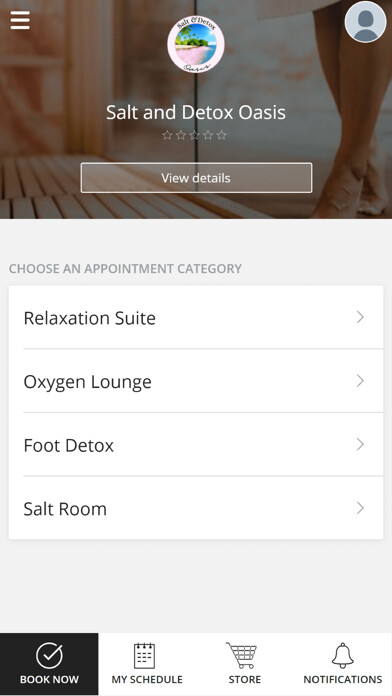 Emulate iPhone app Salt and Detox Oasis using MyAndroid