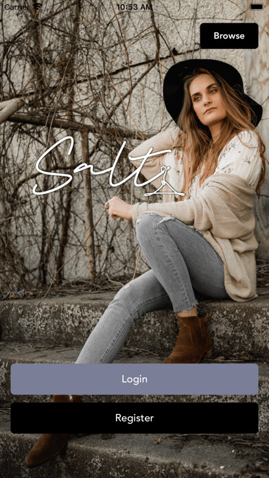 Emulate iPhone app Salt Boutique using MyAndroid Emulate iPhone app Salt Boutique using MyAndroid